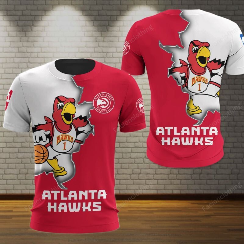 Sportswearmerch Atlanta Hawks NBA Personalized T-shirt For Fan