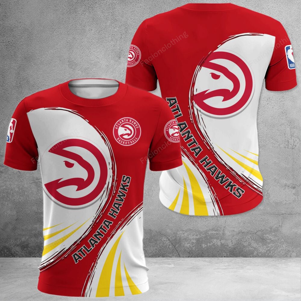 Sportswearmerch Atlanta Hawks NBA Personalized T-shirt For Fan