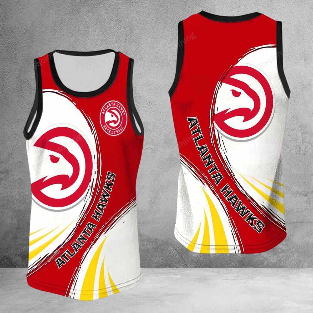 Sportswearmerch Atlanta Hawks NBA Personalized Tanktop For Fan