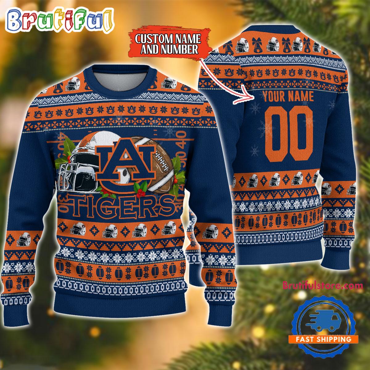 Sportswearmerch Auburn Tigers NCAA Christmas Sweater For Fan