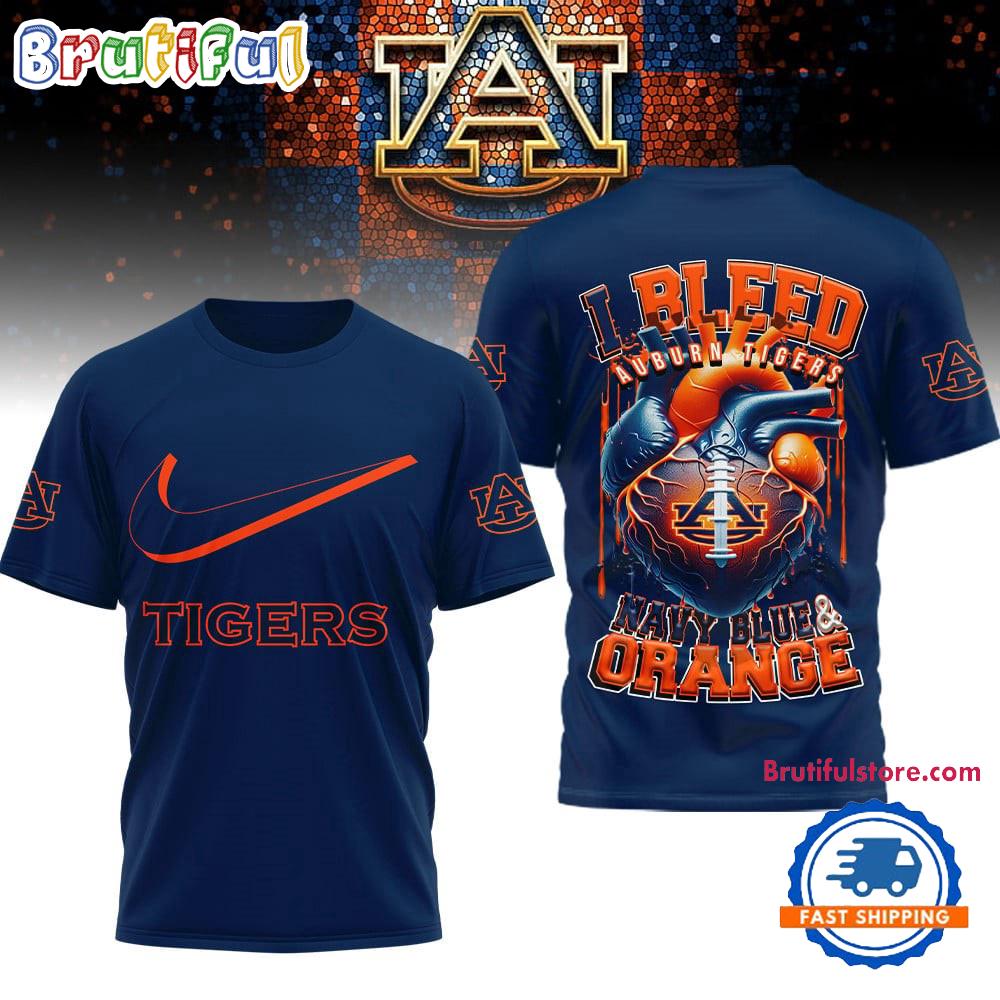Sportswearmerch Auburn Tigers NCAA I Bleed T-shirt For Fan
