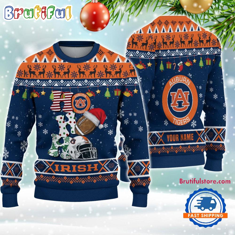Sportswearmerch Auburn Tigers NCAA Personalized Christmas Sweater For Fan