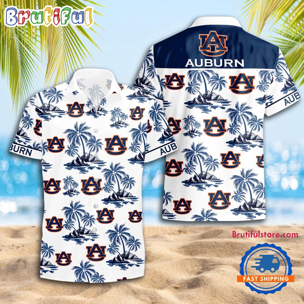 Sportswearmerch Auburn Tigers NCAA Summer Personalized Hawaiian Shirt For Fan