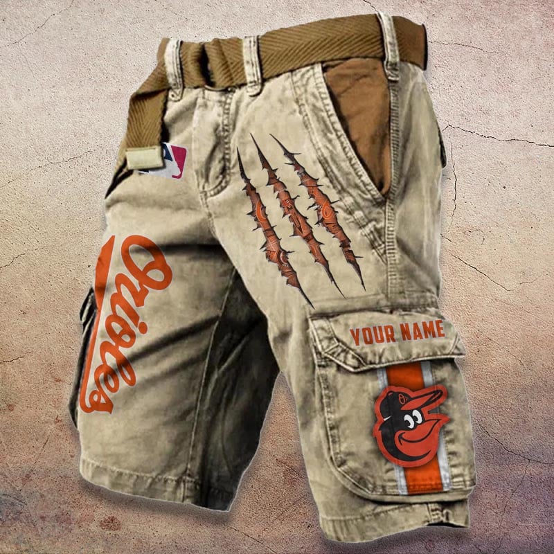Sportswearmerch Baltimore Orioles MLB Denim Short For Fan