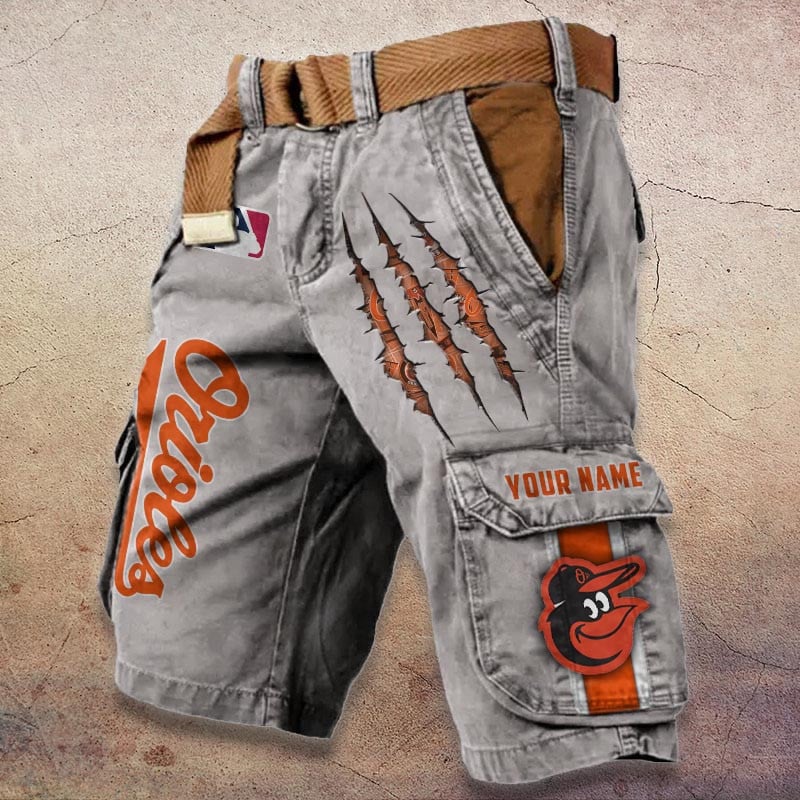 Sportswearmerch Baltimore Orioles MLB Denim Short For Fan