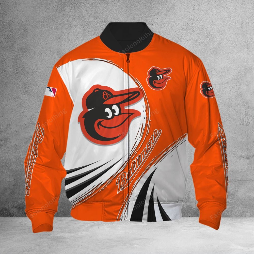 Sportswearmerch Baltimore Orioles MLB Personalized Bomber Jacket For Fan