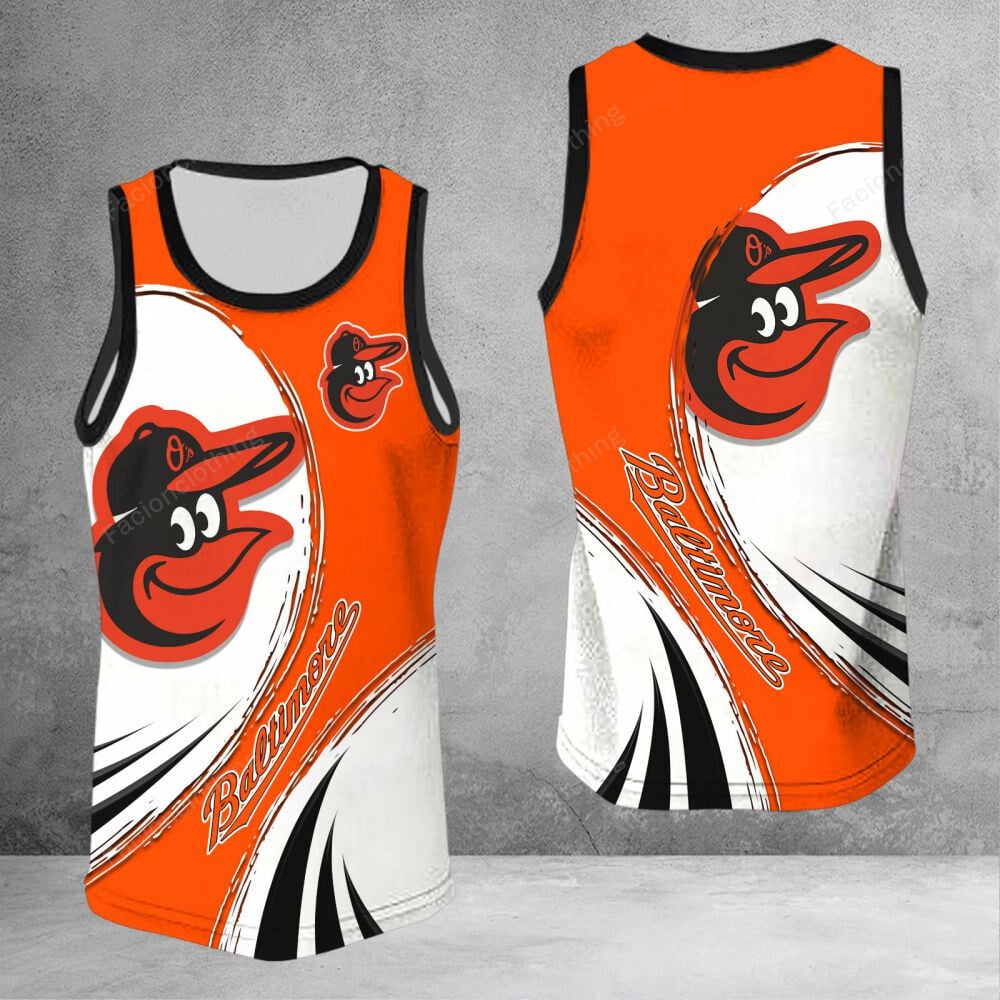 Sportswearmerch Baltimore Orioles MLB Personalized Tanktop For Fan