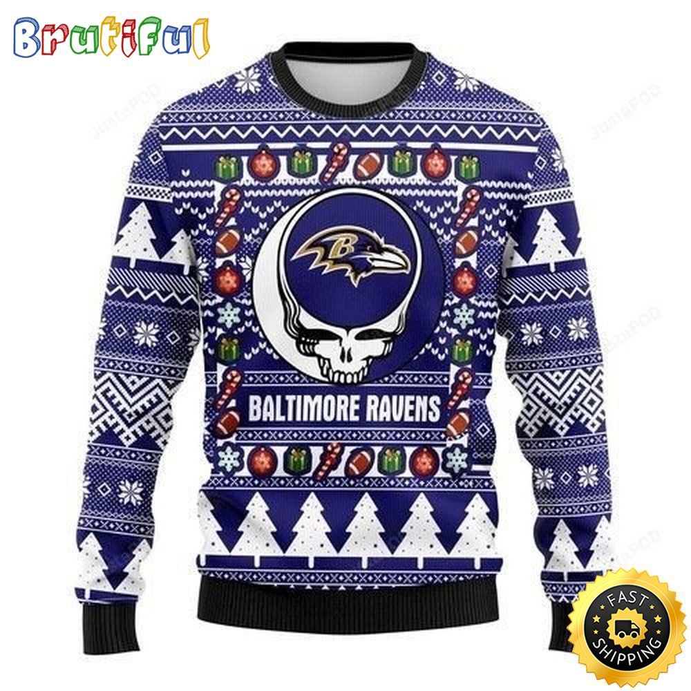 Sportswearmerch Baltimore Ravens NFL Christmas Sweater For Fan
