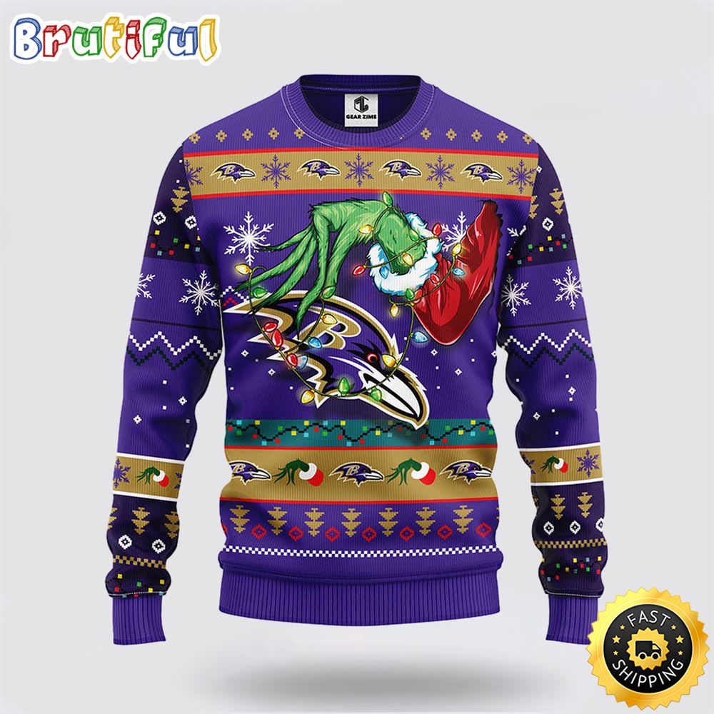 Sportswearmerch Baltimore Ravens NFL Christmas Sweater For Fan
