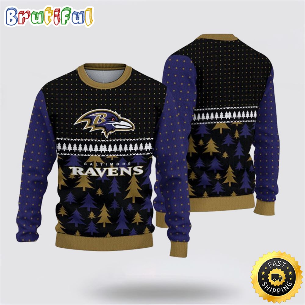 Sportswearmerch Baltimore Ravens NFL Christmas Sweater For Fan
