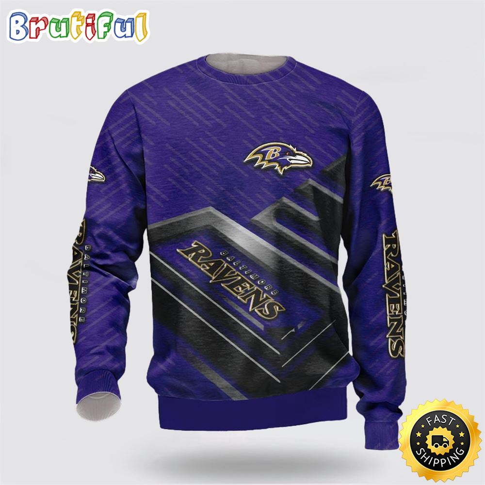 Sportswearmerch Baltimore Ravens NFL Crewneck Sweater For Fan
