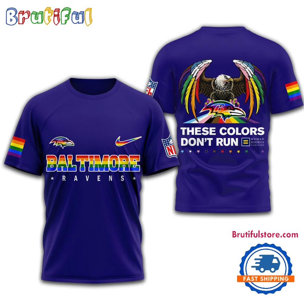 Sportswearmerch Baltimore Ravens NFL Football Campaign LGBT T-Shirt For Fan