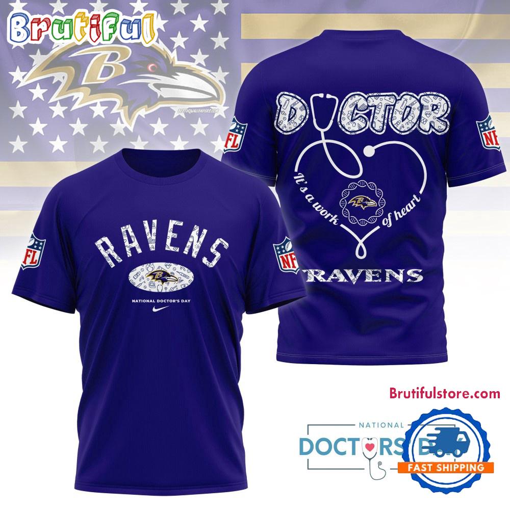 Sportswearmerch Baltimore Ravens NFL National Doctors Day T-shirt For Fan
