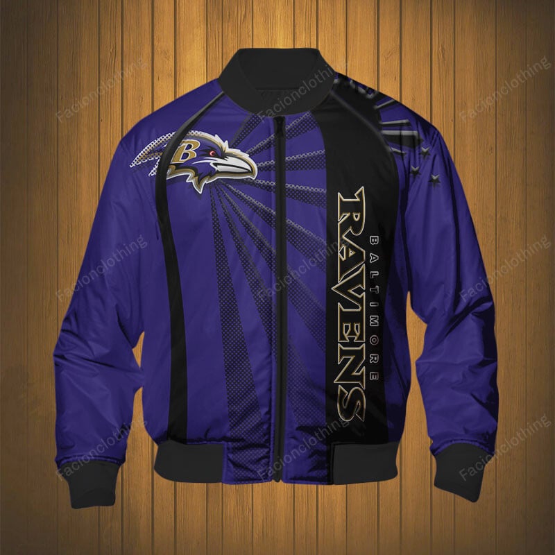 Sportswearmerch Baltimore Ravens NFL NFL,Bomber Jacket Personalized For Fan