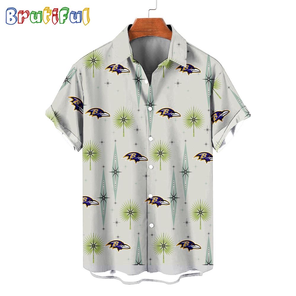Sportswearmerch Baltimore Ravens NFL Personalized Hawaiian Shirt For Fan