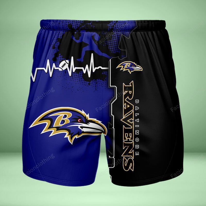 Sportswearmerch Baltimore Ravens NFL Personalized Short Pant For Fan