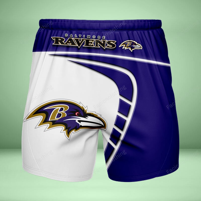 Sportswearmerch Baltimore Ravens NFL Personalized Short Pant For Fan