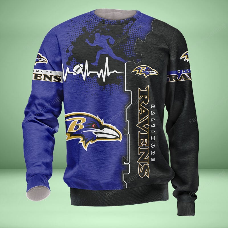 Sportswearmerch Baltimore Ravens NFL Personalized Sweater For Fan