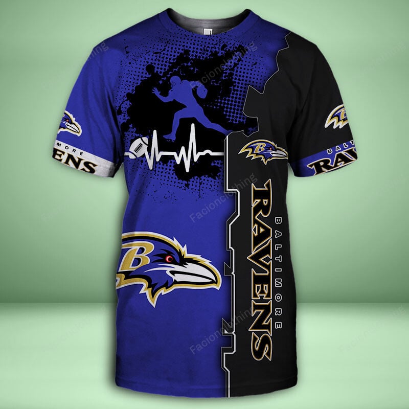 Sportswearmerch Baltimore Ravens NFL Personalized Short PantT-shirt For Fan