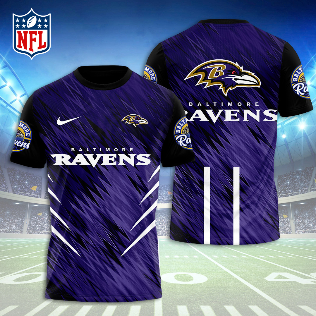Sportswearmerch Baltimore Ravens NFL Personalized T-shirt For Fan