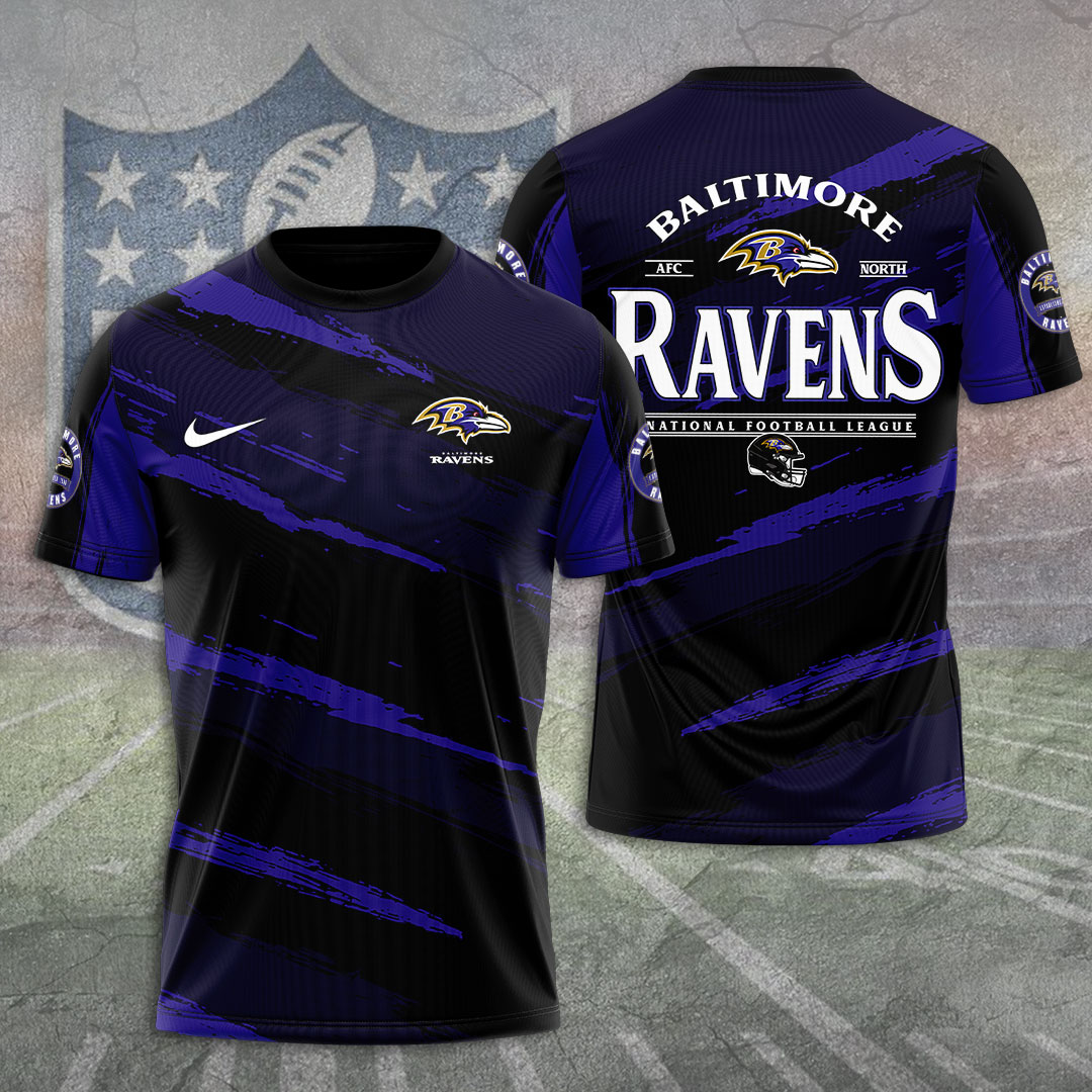 Sportswearmerch Baltimore Ravens NFL Personalized T-shirt For Fan