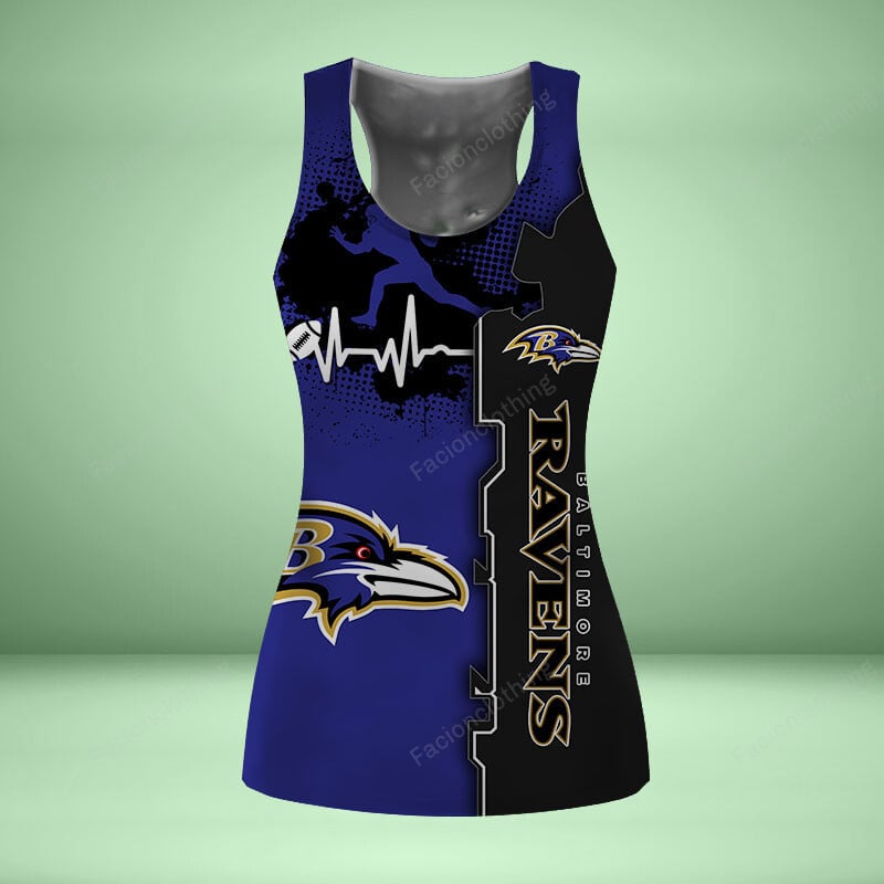 Sportswearmerch Baltimore Ravens NFL Personalized Women Tanktop For Fan