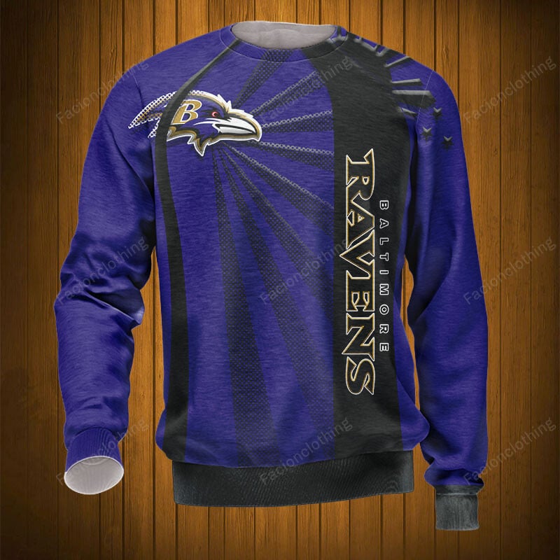 Sportswearmerch Baltimore Ravens NFL Sweater Personalized For Fan