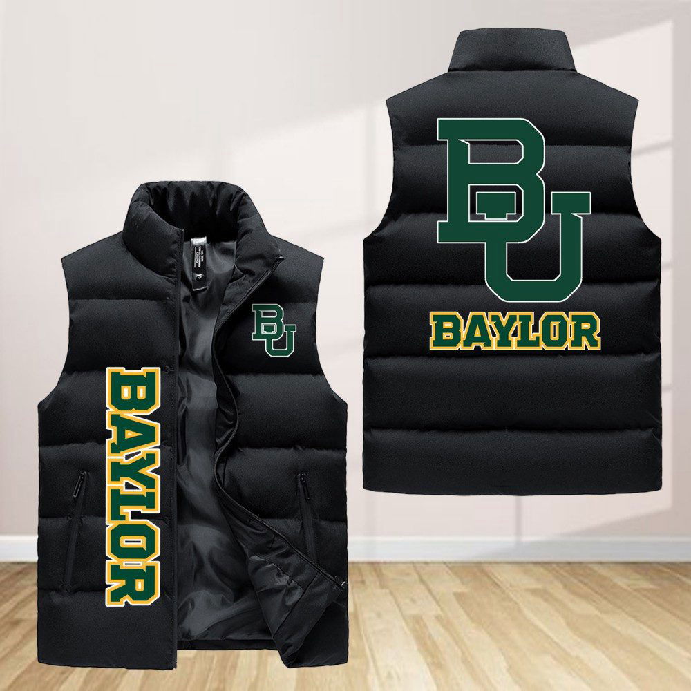 Sportswearmerch Baylor Bears NCAA Sleeveless Puffer Jacket For Fans