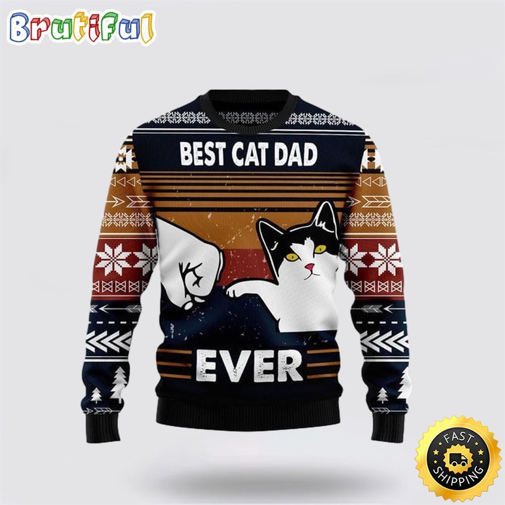 Sportswearmerch Best Cat Dad Ever Funny For Fan