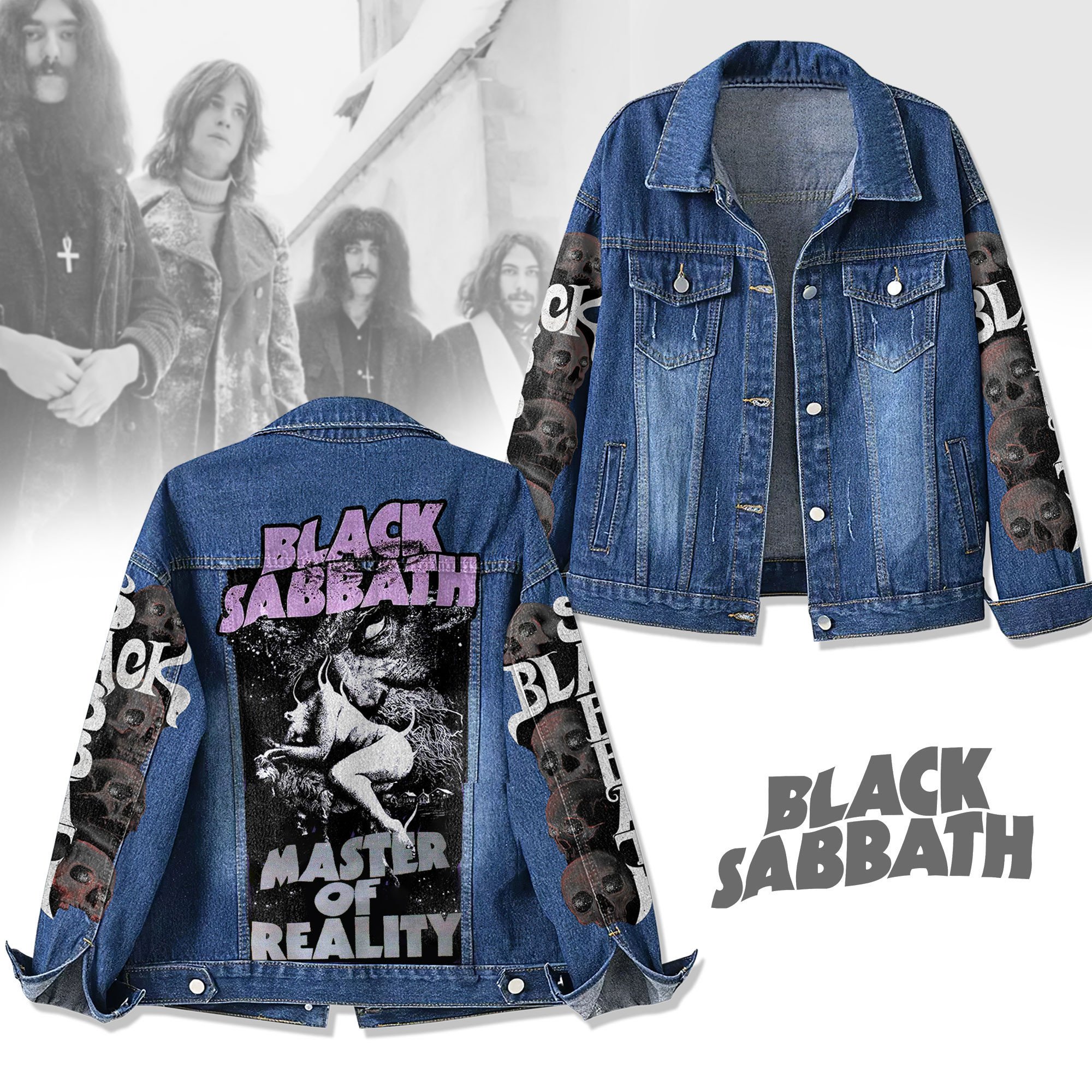 Sportswearmerch Black Sabbath Denim Jacket Gift For Fans