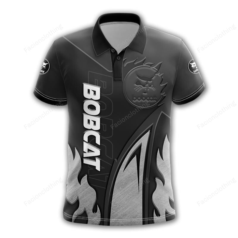Sportswearmerch Bobcat Tractor Company Personalized Polo For Fan