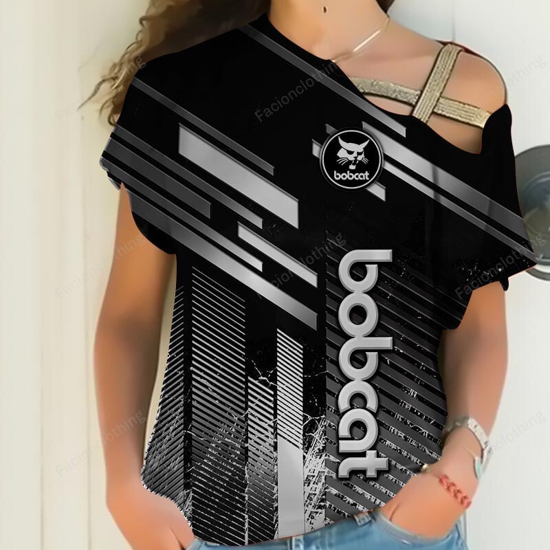 Sportswearmerch Bobcat Tractor Company Personalized Women Shirt For Fan