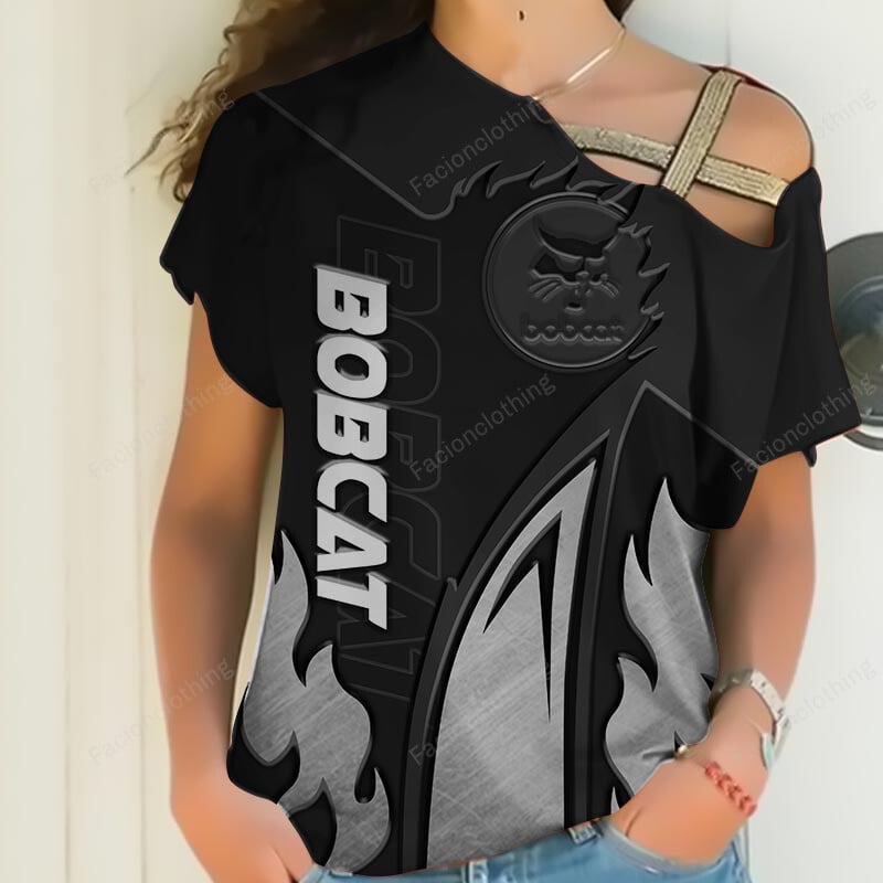 Sportswearmerch Bobcat Tractor Company Personalized Women Shirt For Fan