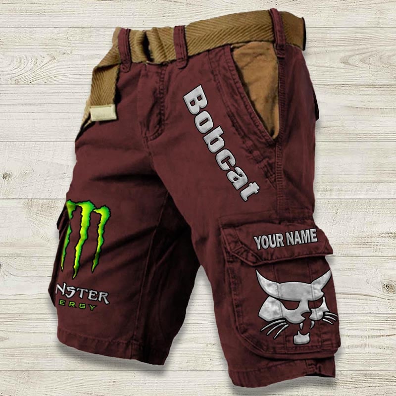 Sportswearmerch Bobcat Tractor Denim Short For Fan
