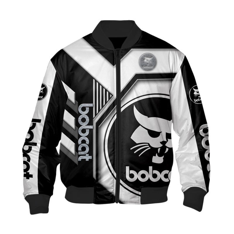Sportswearmerch Bobcat Tractor Personalized Fashion Bomber Jacket For Fan