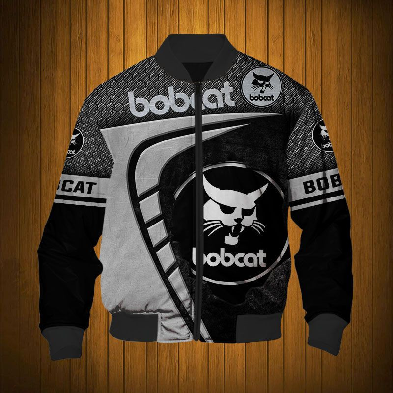 Sportswearmerch Bobcat Tractor Personalized Fashion Bomber Jacket For Fan