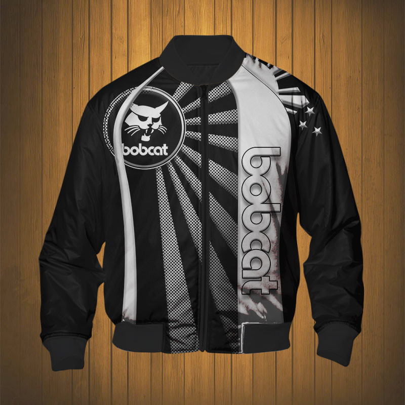 Sportswearmerch Bobcat Tractor Personalized Fashion Bomber Jacket For Fan