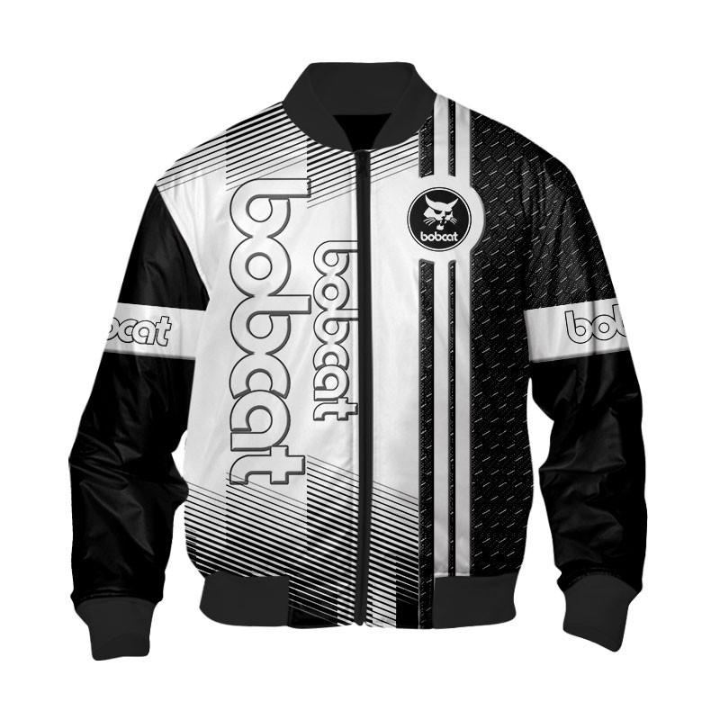 Sportswearmerch Bobcat Tractor Personalized Fashion Bomber Jacket For Fan