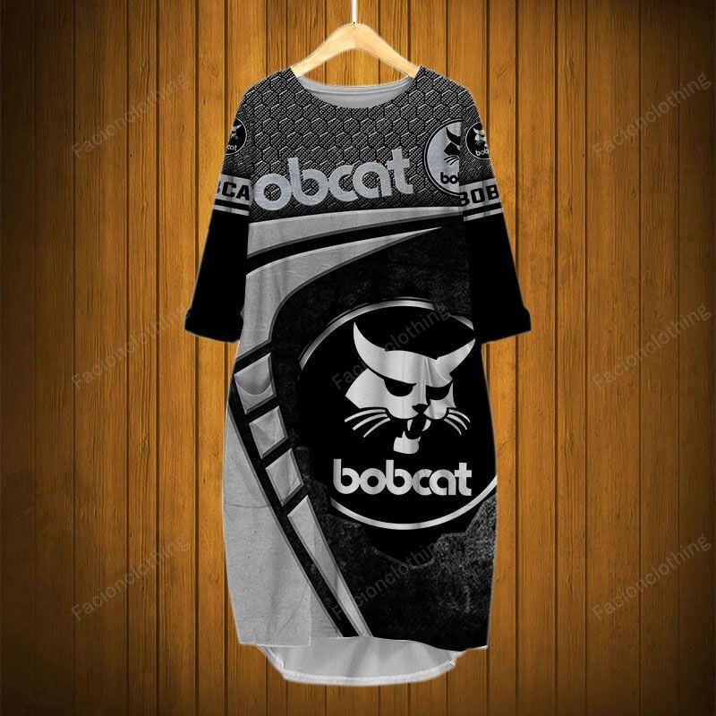 Sportswearmerch Bobcat Tractor Personalized Fashion Pocket Dress For Fan