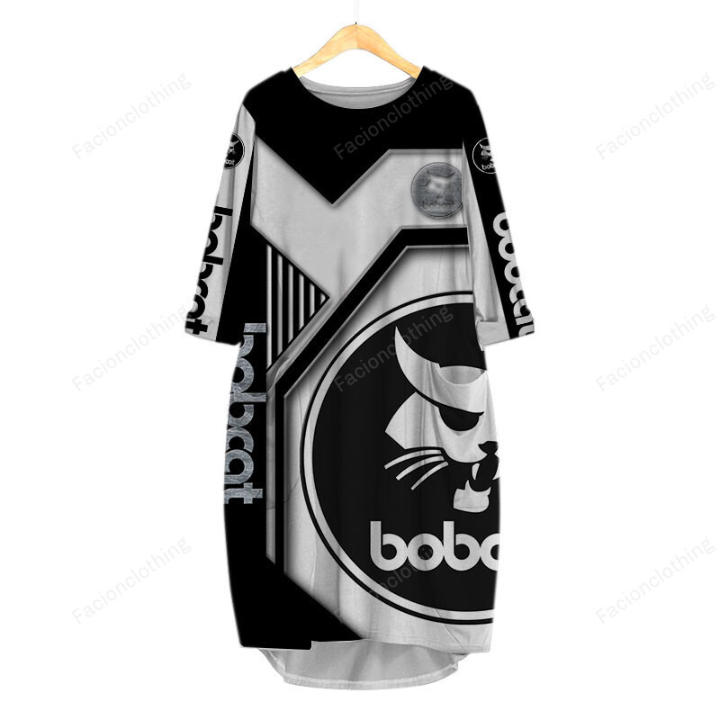 Sportswearmerch Bobcat Tractor Personalized Fashion Pocket Dress For Fan