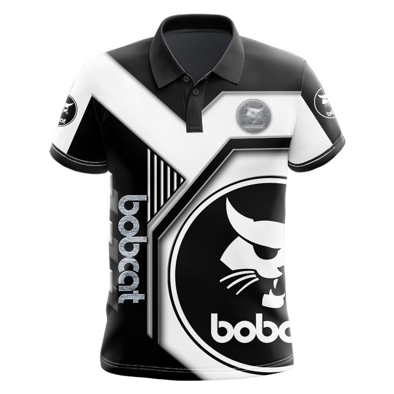 Sportswearmerch Bobcat Tractor Personalized Fashion Polo Shirt For Fan