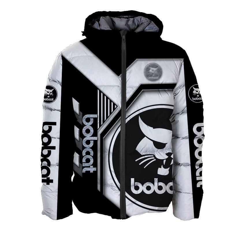 Sportswearmerch Bobcat Tractor Personalized Fashion Puffer Jacket For Fan