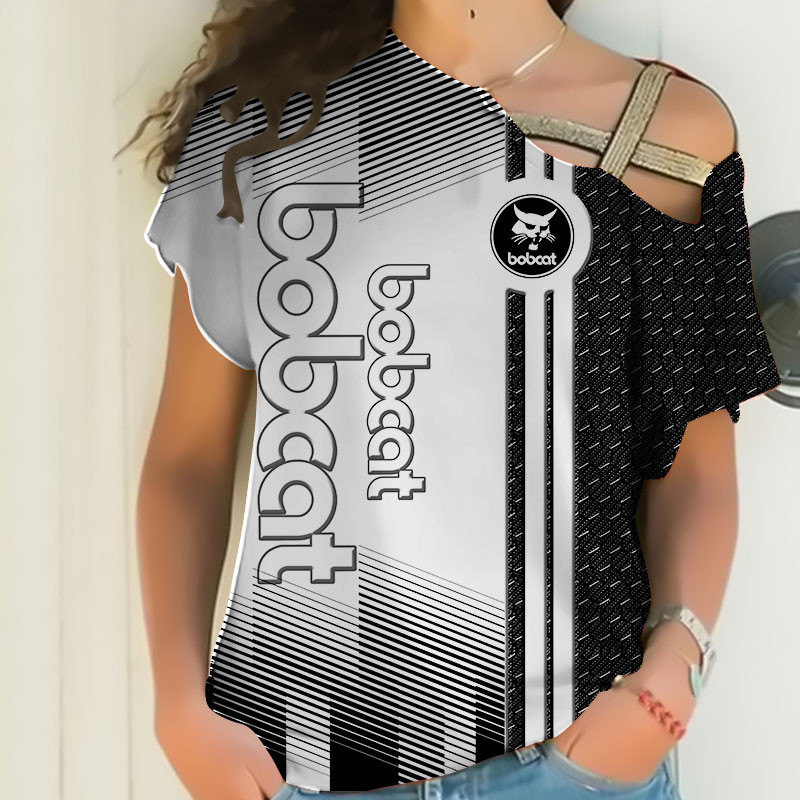 Sportswearmerch Bobcat Tractor Personalized Fashion Strapless Short Sleeve For Fan