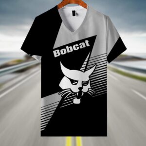 Sportswearmerch Bobcat Tractor V-neck Women T-shirt For Fan