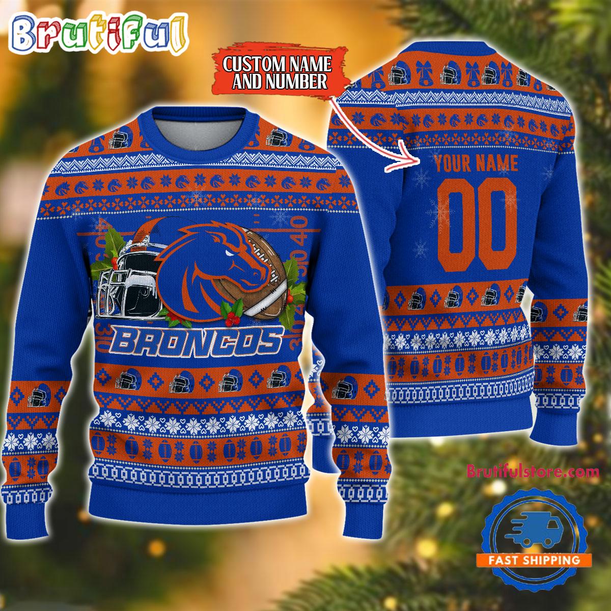 Sportswearmerch Boise State Broncos NCAA Christmas Sweater For Fan