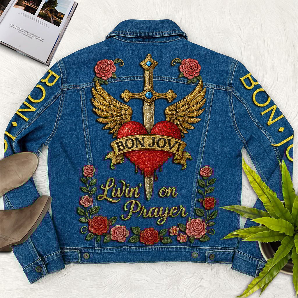 Sportswearmerch Bon Jovi Denim Jacket Gift For Fans