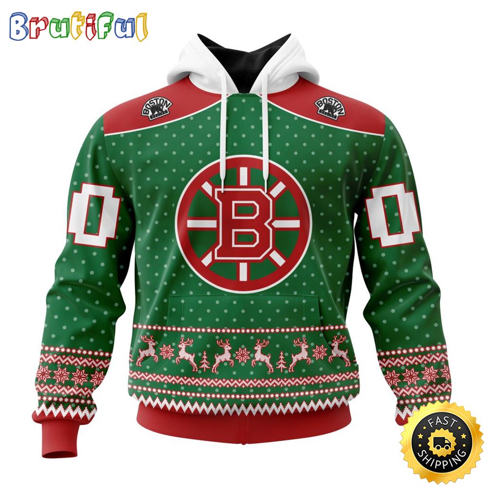 Sportswearmerch Boston Bruins NHL Christmas Hoodie For Fan