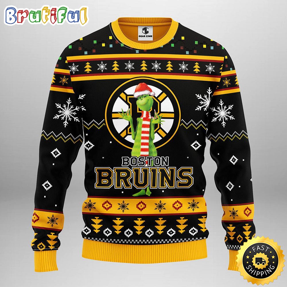 Sportswearmerch Boston Bruins NHL Christmas Sweater For Fan