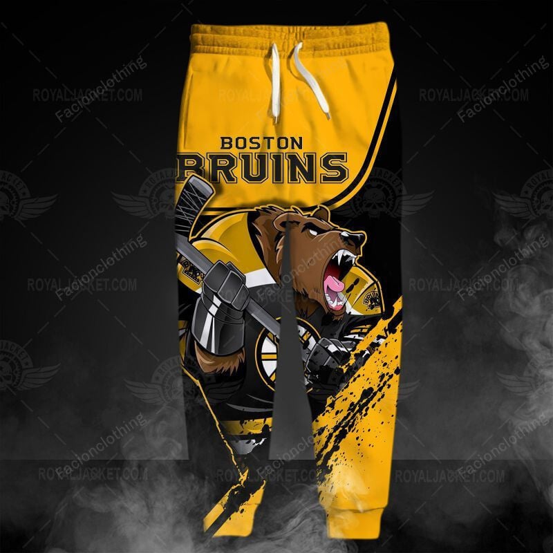 Sportswearmerch Boston Bruins NHL Personalized Long Pant For Fan