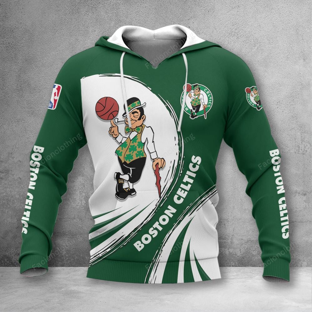 Sportswearmerch Boston Celtics NBA Personalized Hoodie For Fan